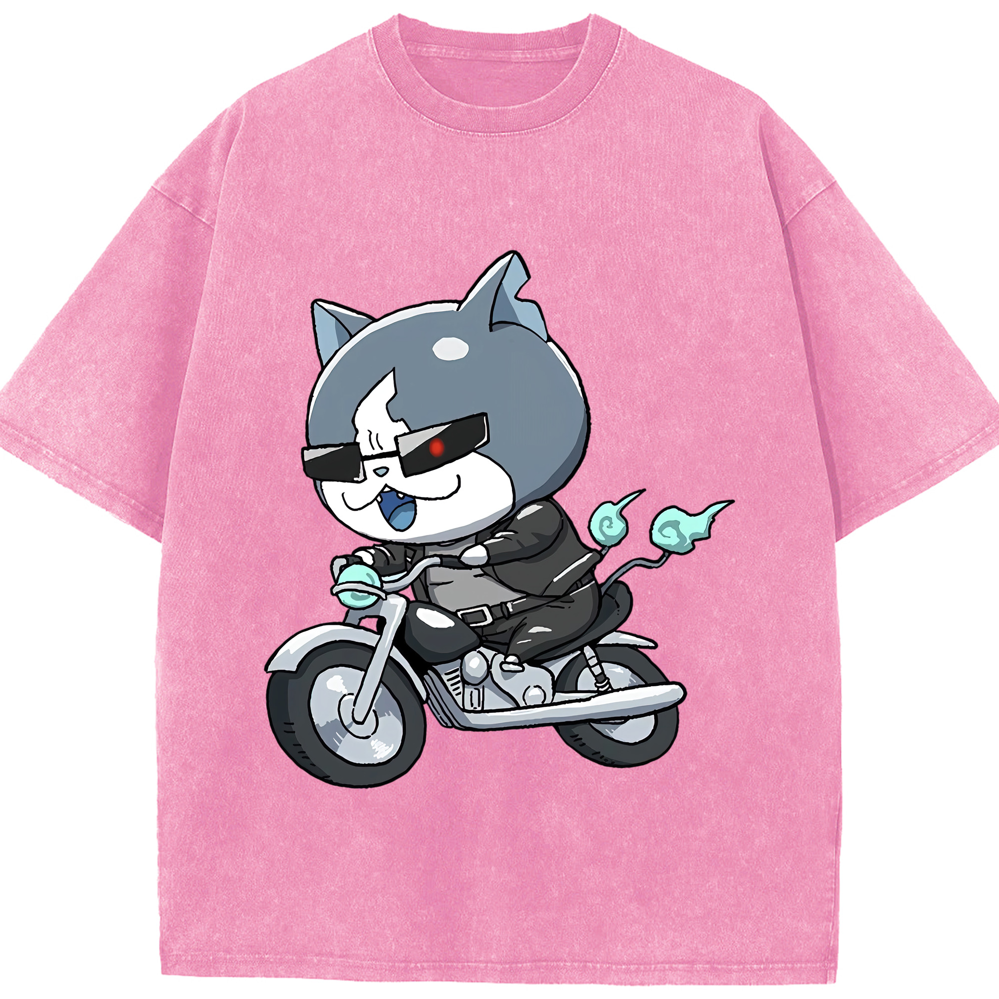 （画像用） 妖怪ウォッチ Yo-kai Watch 綿100% ヴィンテージ風 半袖Tシャツ（フロントプリント）